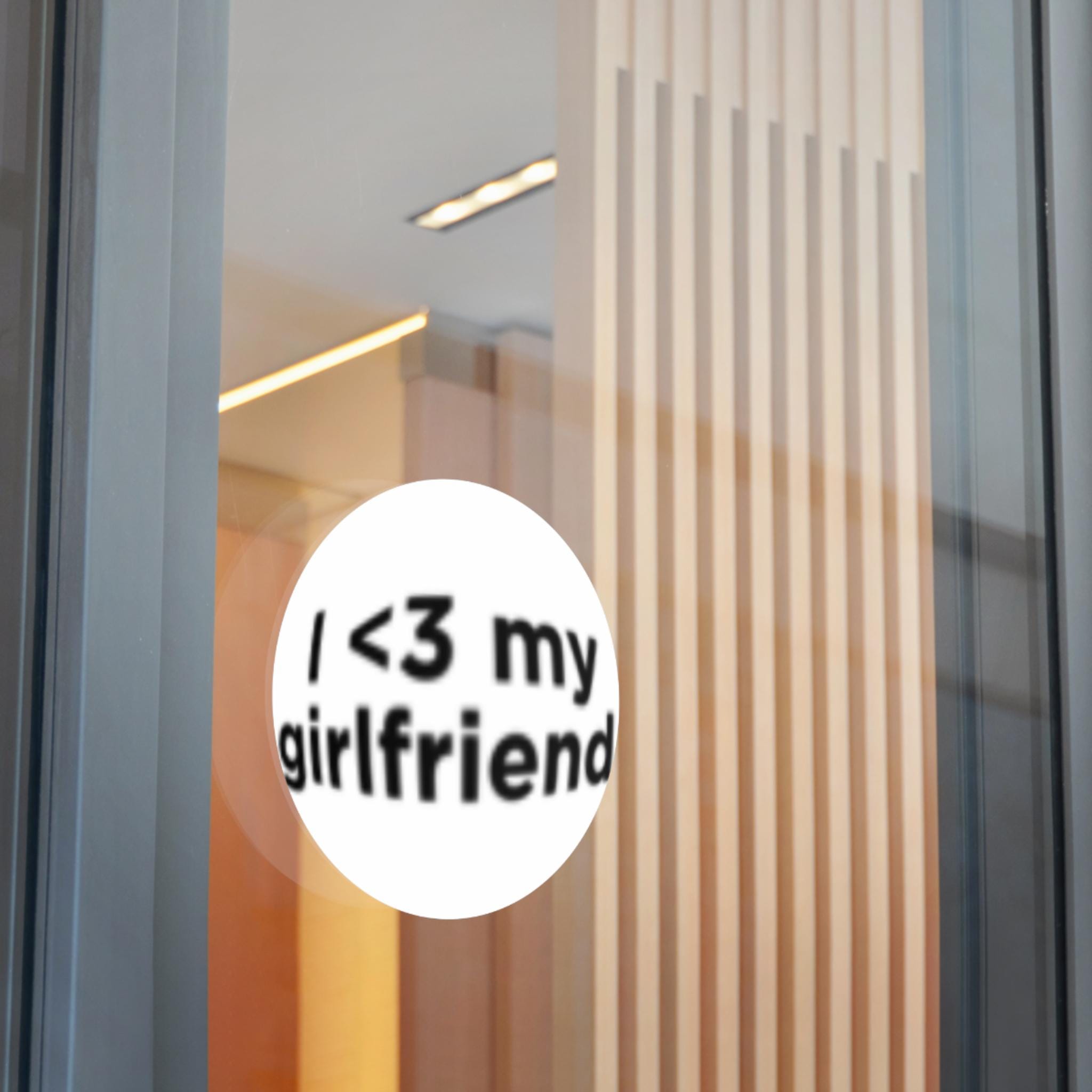 I Love My Girlfriend Vinyl Decal Relationship Car Sticker, Gen Z Bumper ...