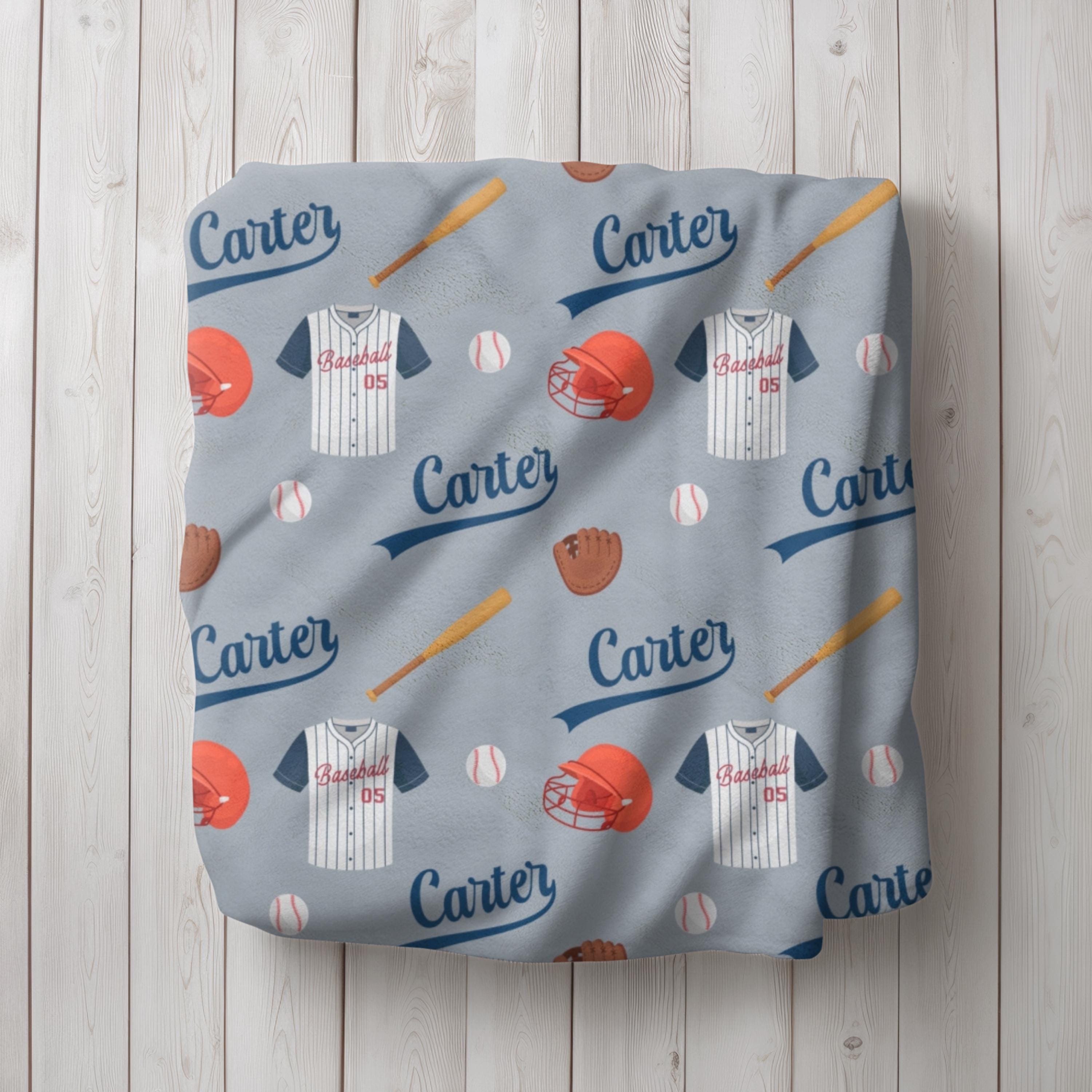 Baseball Blanket for Grandson - Etsy