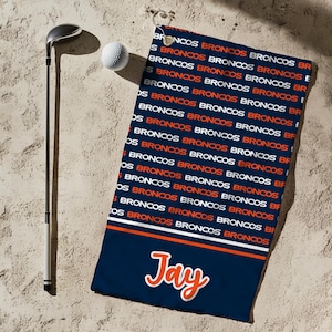 Denver Fan Golf Towel: Custom Sports Accessory, Football Gift