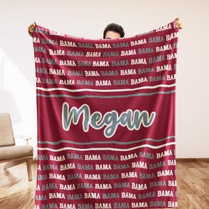 Alabama Football Queen Blanket Etsy
