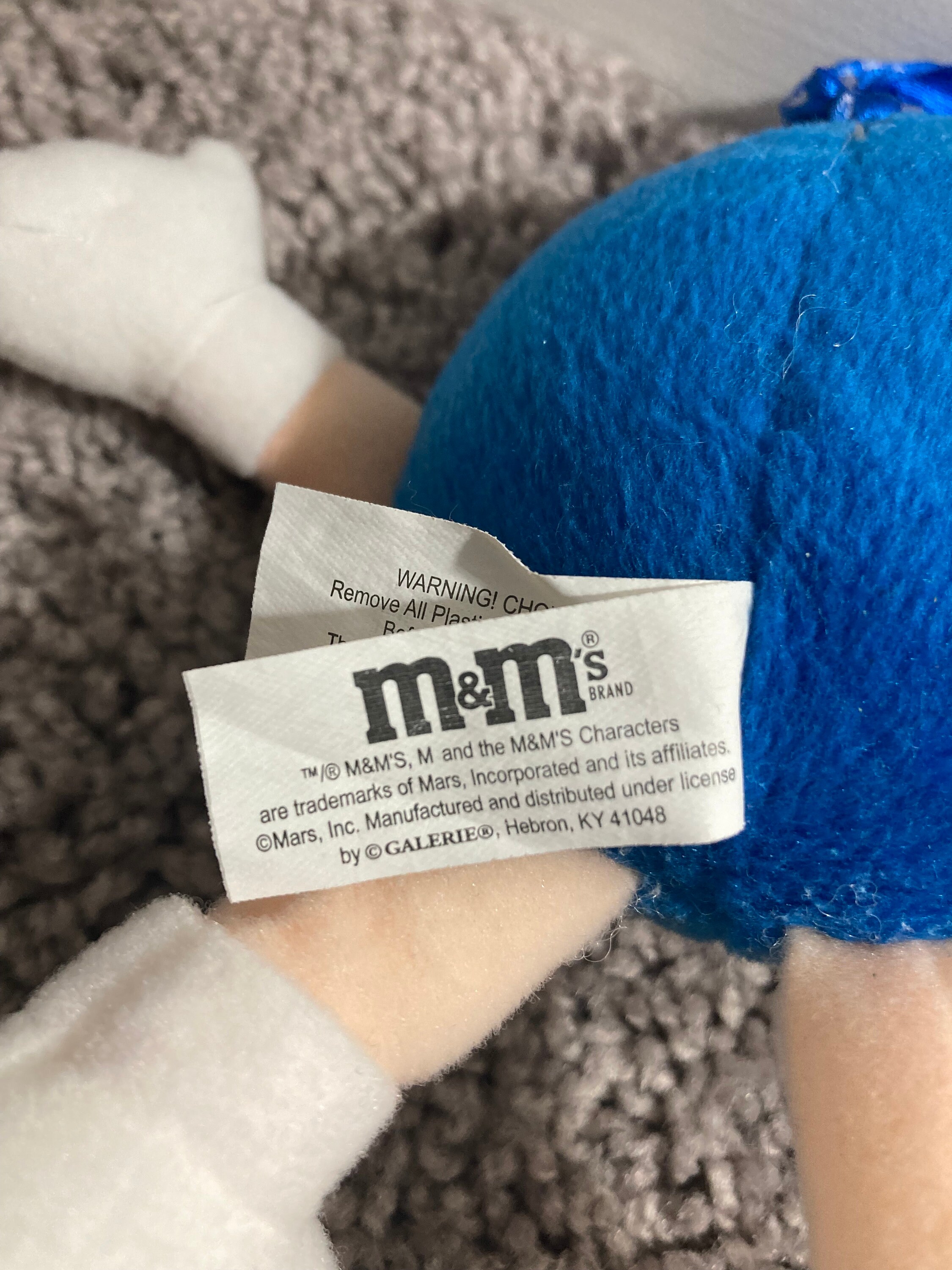 Vintage Blue M&M Plush Ornament: 1990s Candy Collectible - Etsy