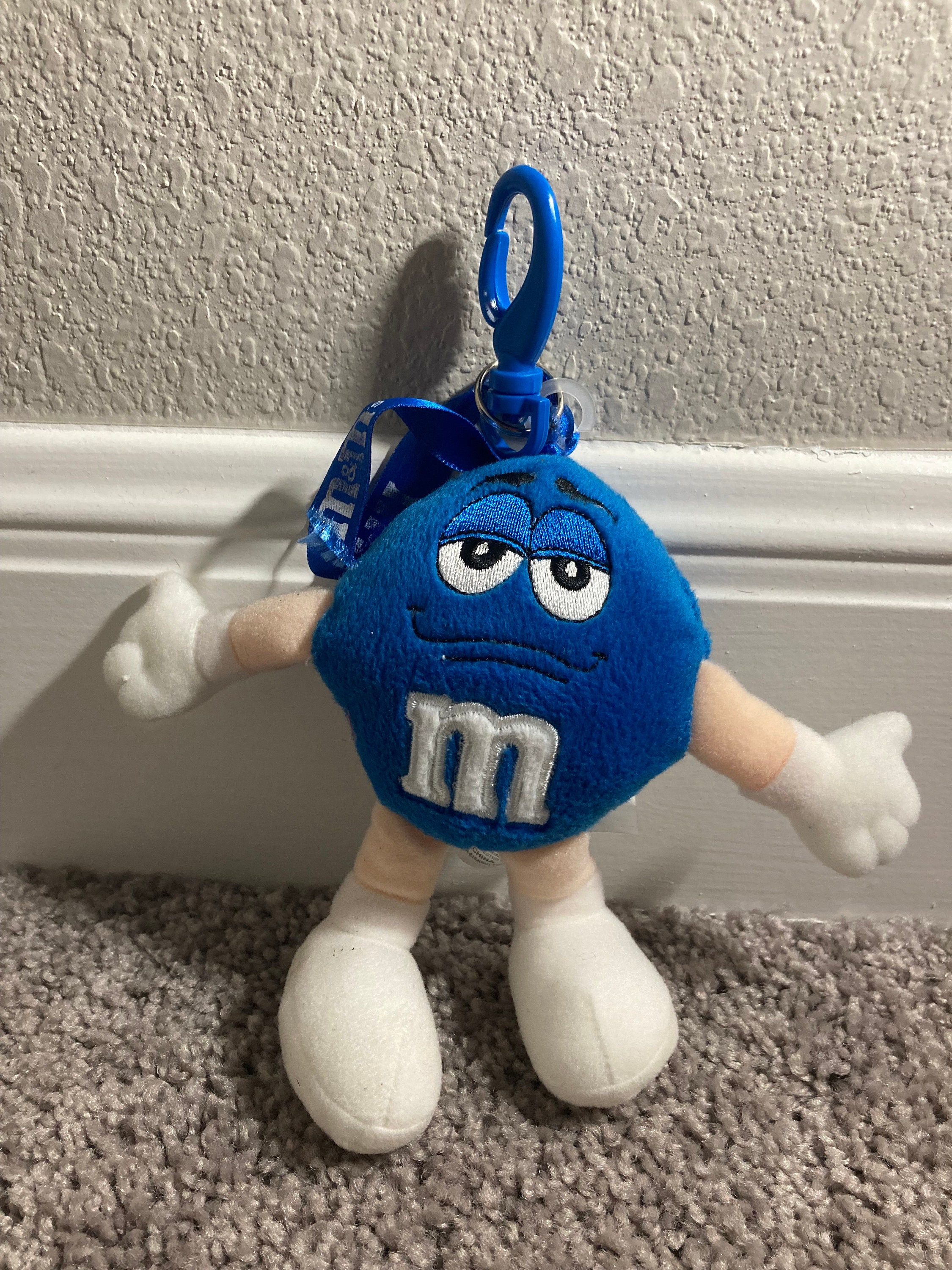 Vintage Blue M&M Plush Ornament: 1990s Candy Collectible - Etsy
