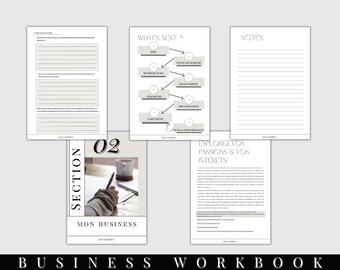 Trouver une idée pour se lancer dans un business à succès Cahier exercice EBOOK de 45 pages au format A4 succes entrepreneurial