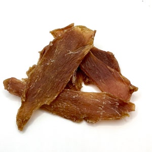 Pork Jerky Strips - All Natural Dog Treats - Homemade - Single Ingredient