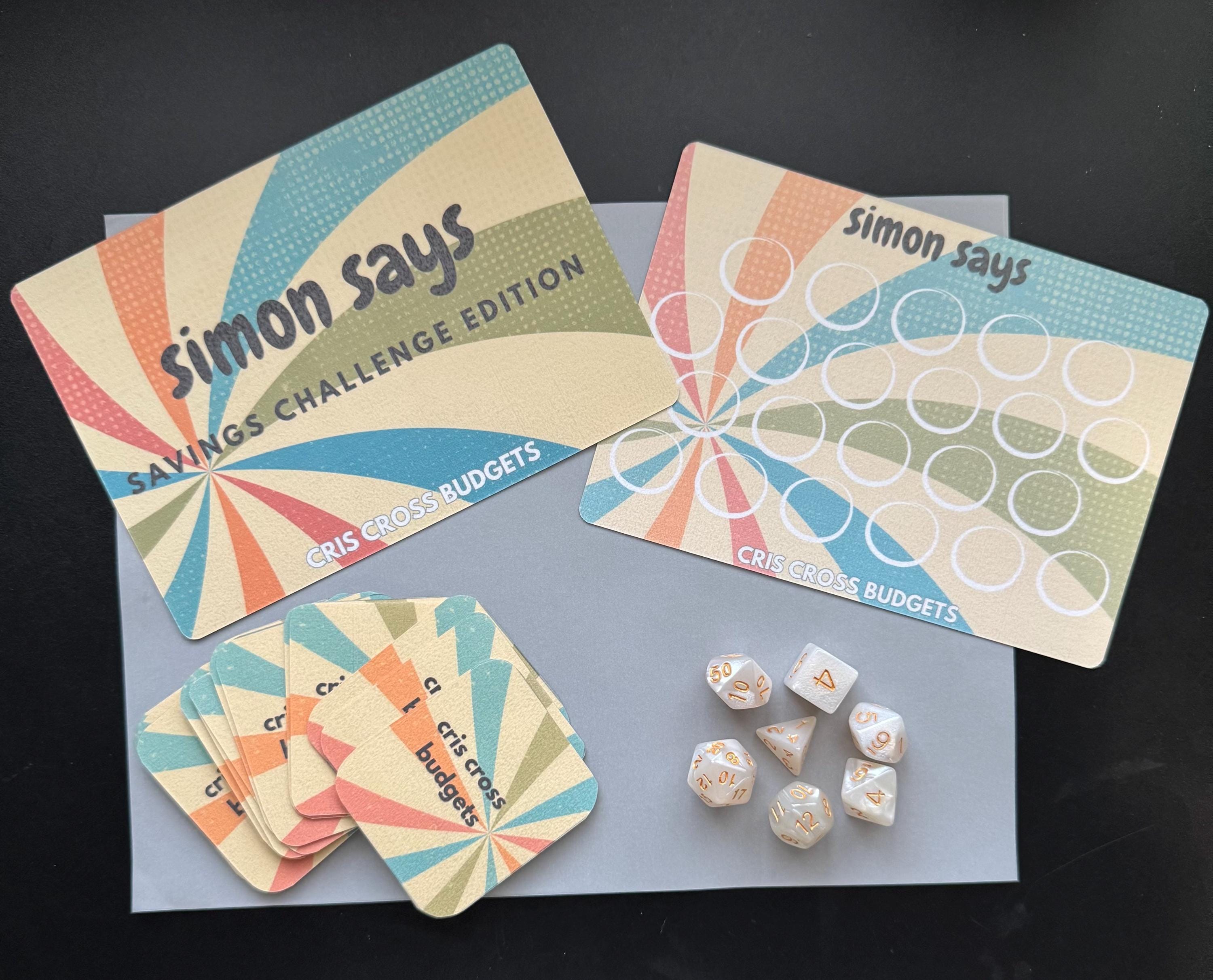 Simon Says Savings Challenge Game - Etsy