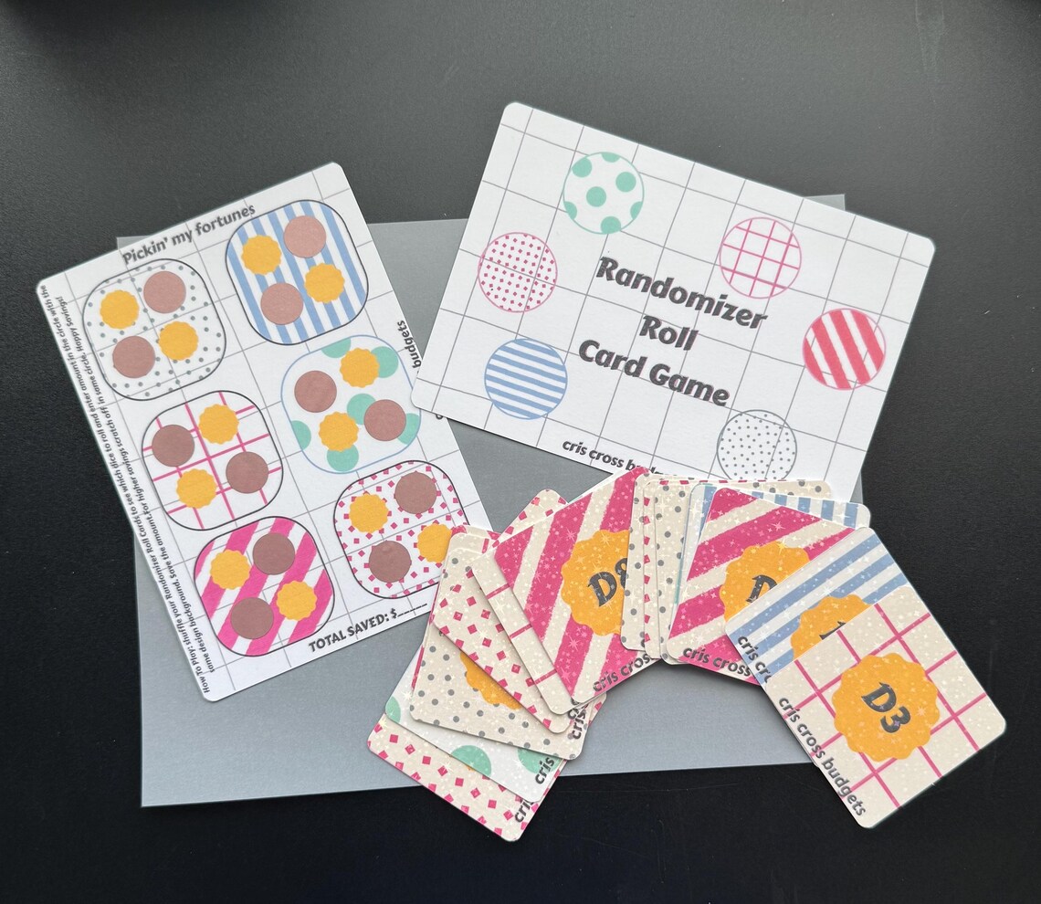 Randomizer Roll Cards and Game - Etsy
