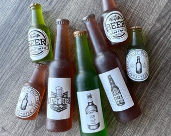 Handmade soap - Beer bottle Large. Gift. Party favors. Pleasant fragrance.