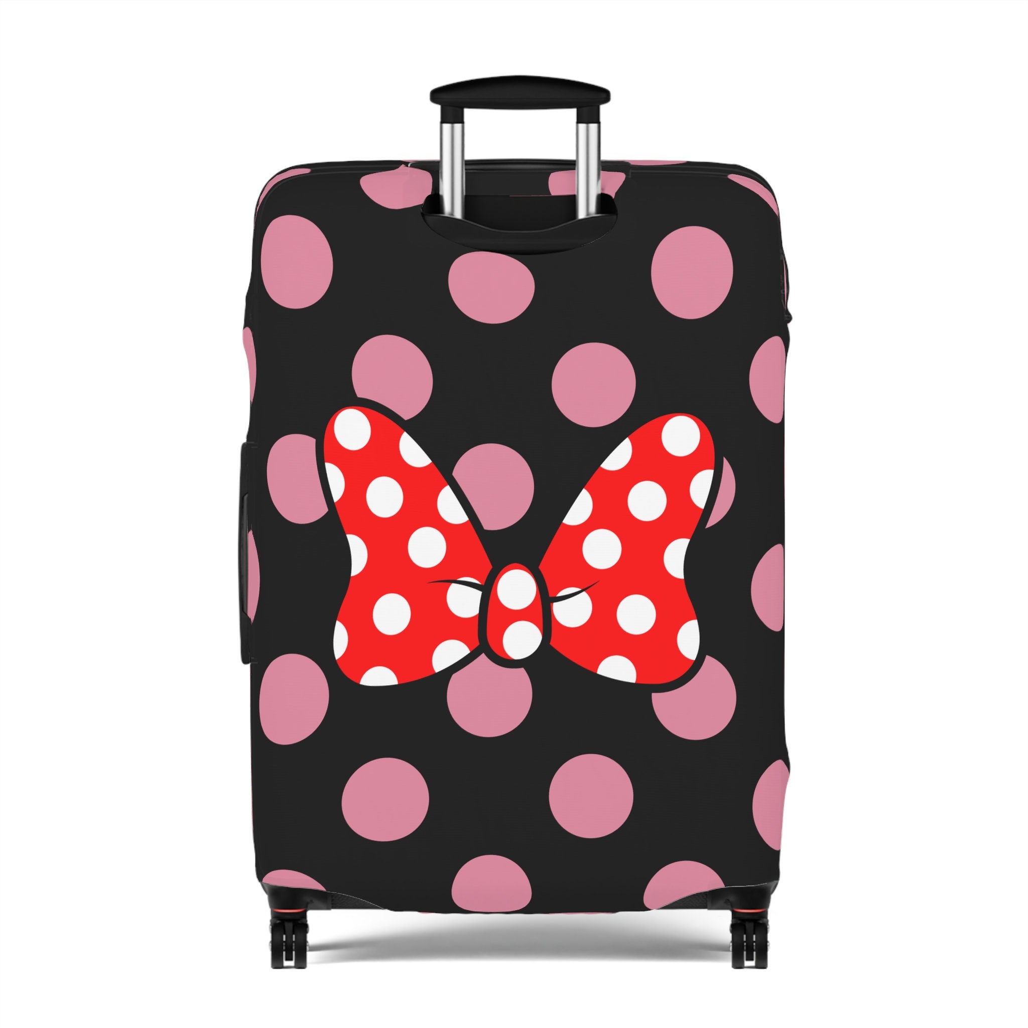 Minnie Mouse Inspired Luggage Cover, Printed Suitcase Protector