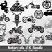 20 Motorcycle SVG Bundle, Motor Bike Svg, Motorcycle Clipart ...