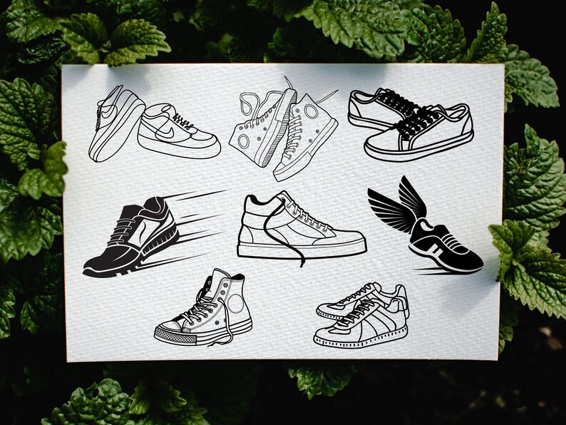 Sneaker Svg Bundle, Sneaker Svg, Sneaker Png, Sneakers, Sneaker ...