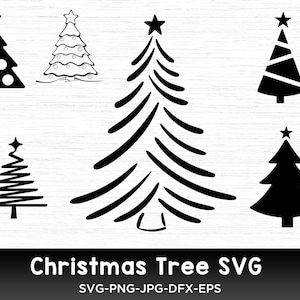 Christmas Tree Svg Bundle, Christmas Svg, Christmas Tree Svg, Christmas Clipart, Christmas Tree Png, Christmas Tree Outline, Christmas Png