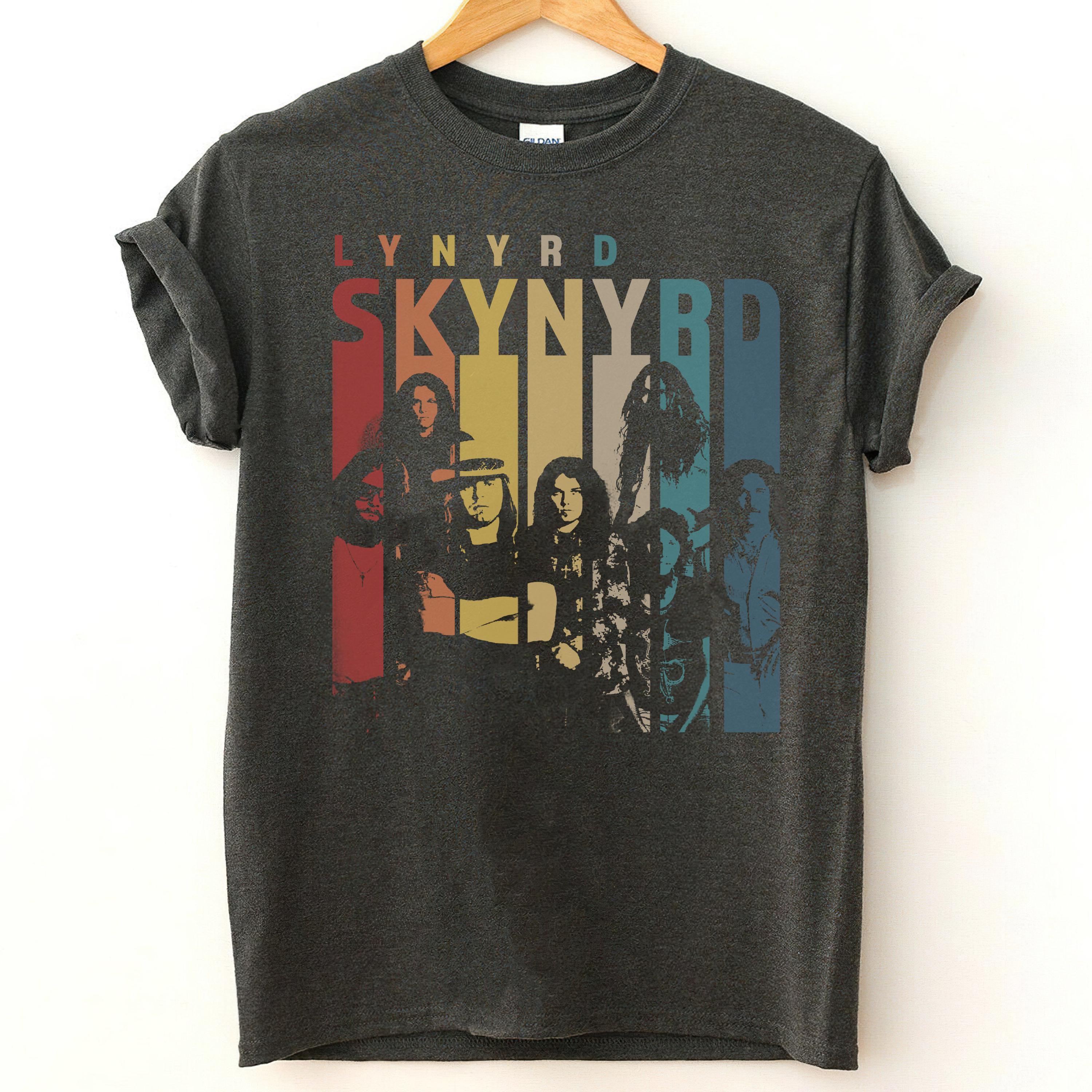 T-shirt Vintage Lynyrd Skynyrd Concert Amarillo Texas – Style Années 70 Rock Col V