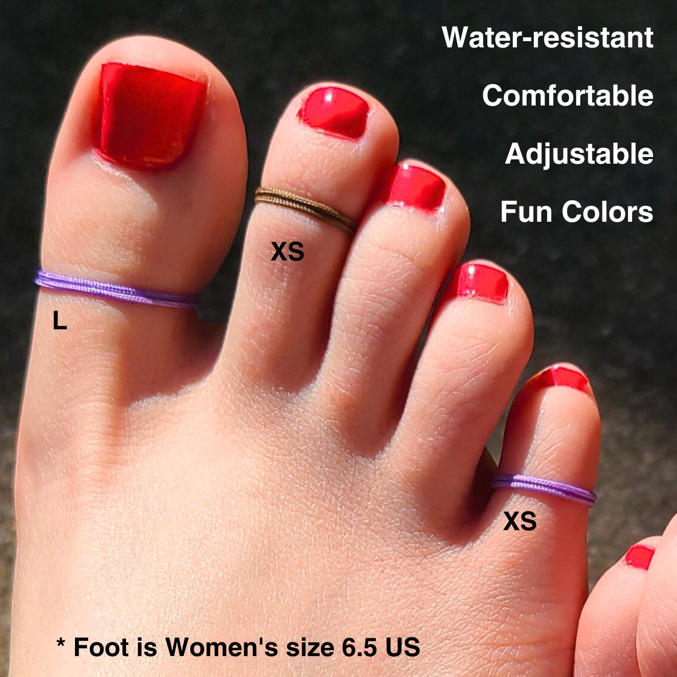 Macrame String Ring, Toe Ring, Colorful Adjustable Stacking Bands ...