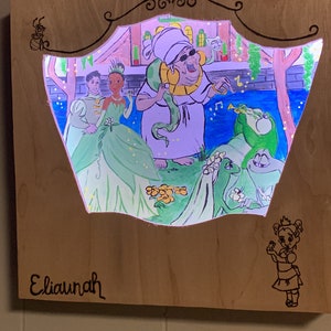 Princess and the frog 3D Art
