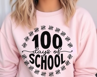 100 Days of School Shirt, Teacher Gift, Graphic Tee