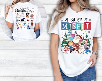 Misfit Toys Christmas Shirt - Sweatshirt, Rudolph Reindeer Graphic Tee