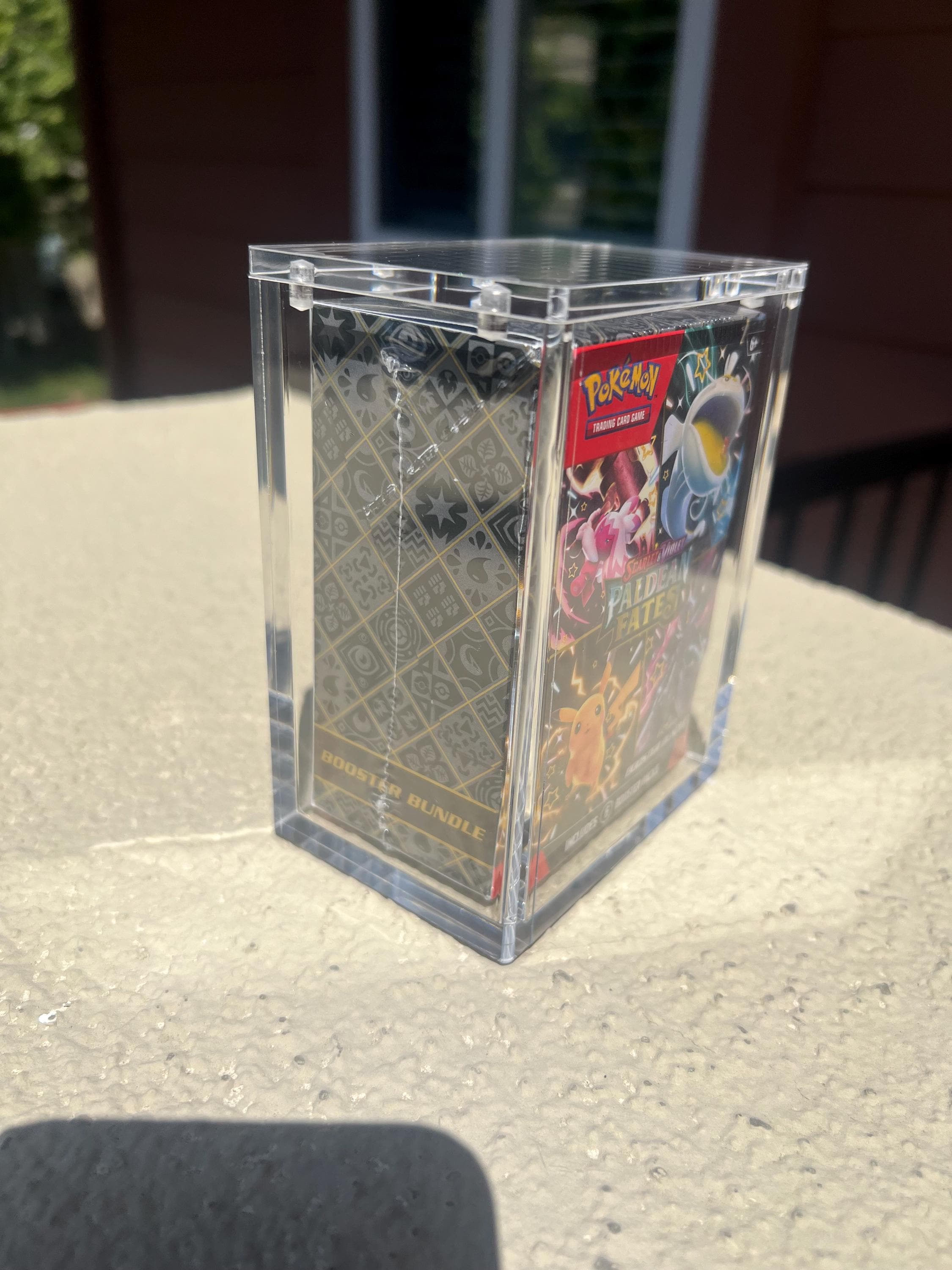 best acrylic case for pokemon booster box Acrylic Case for Pokemon Booster Box (8mm thick)