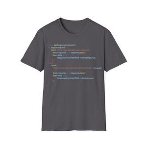 JavaScript Programming Sarcastic Conversation Response If Conversation Request Is Stupid Funny Shirt Gift for Coders image 2
