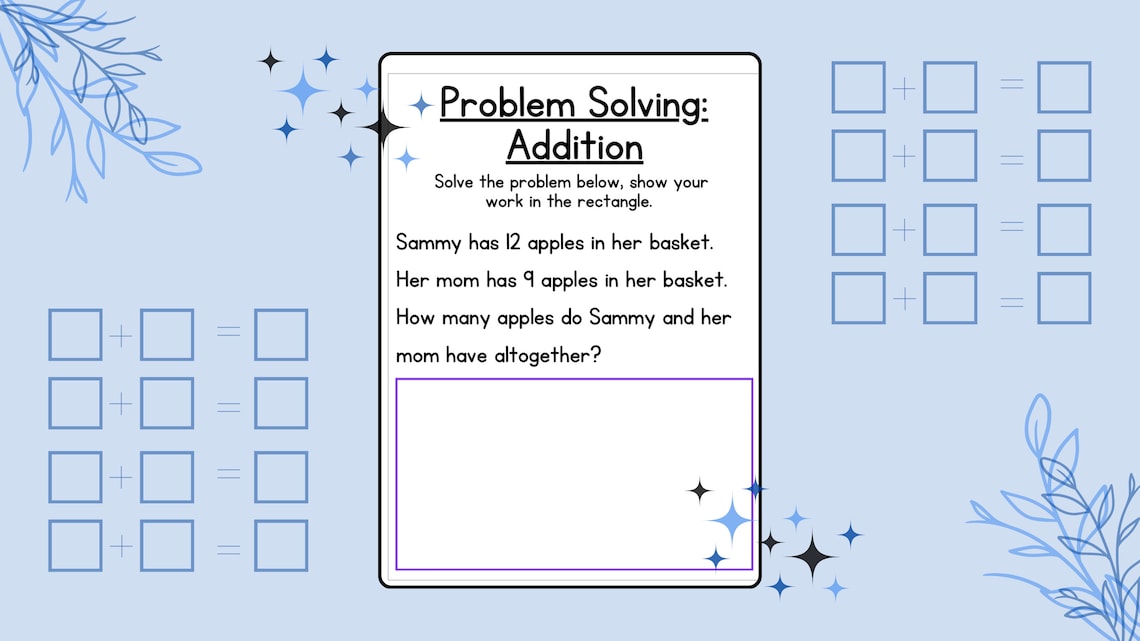 Grade 2 Math Problem Solving, Grade 2 Math Worksheets, Math Addition ...