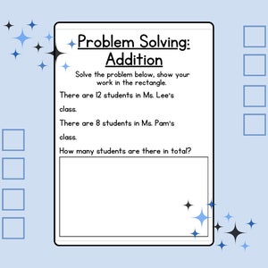 Grade 2 Math Problem Solving, Grade 2 Math Worksheets, Math Addition ...