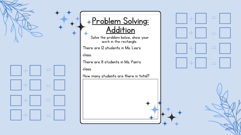Grade 2 Math Problem Solving, Grade 2 Math Worksheets, Math Addition ...