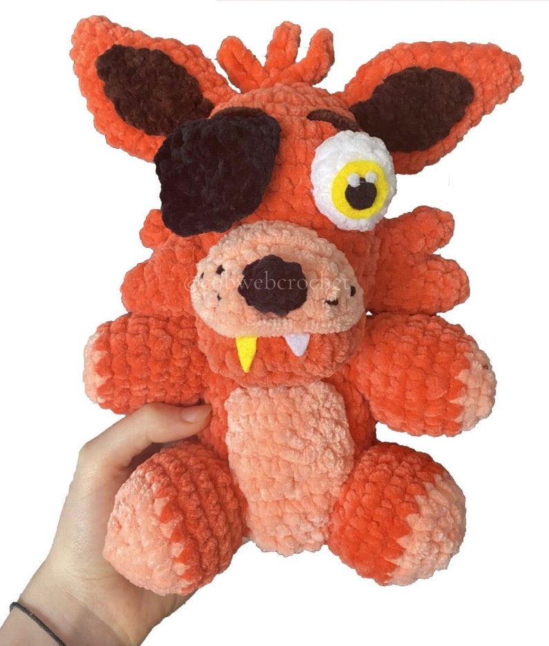 Fox Pirate Crochet Pattern Foxy Fnaf Five Nights at Freddy's Plush ...