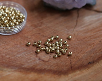 3 mm brass beads