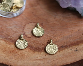 Brass charms