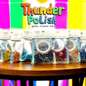 Crystal Rondelle Beads Kit: DIY Bracelet Making Supplies