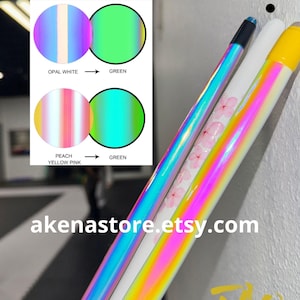 Bo Staff with glow-in-the-dark finish for martial arts and demonstrations.42&quot;-66&quot;,creative and traditional katas, made in USA.karate