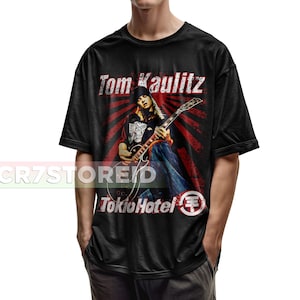 Tom Kaulitz Unisex T-shirt, Tokio Hotel merch, Tom Kaulitz - Tokio Hotel Poster Design Graphic tee gift Comfort Colors