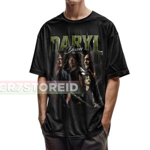 DARYL DIXON Unisex T-Shirt - Retro Daryl Dixon Graphic Tee - TV Series Shirt - Daryl Dixon Merch Comfort Colors
