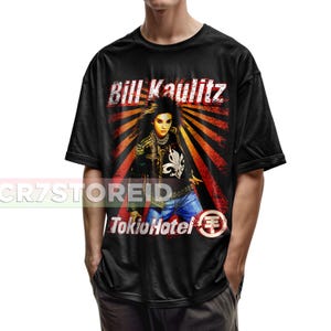 BILL KAULITZ Unisex T-shirt, Tokio Hotel merch, Bill Kaulitz - Tokio Hotel Poster Design Graphic tee gift Comfort Colors