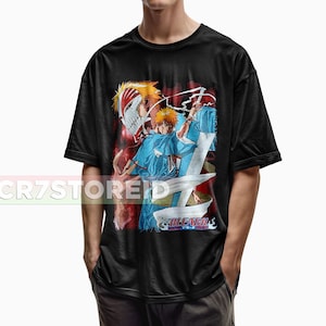 Bleach Anime Shirt, Ichigo Kurosaki Tee, Soul Reaper T-Shirt, Japanese Manga Gift, Retro Otaku Clothing, Unisex Merch