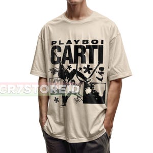 Playboi Carti Unisex T-shirt, Playboi Carti merch, Playboi Carti - Whole Lotta Red Poster Design Grafik T-Shirt Geschenk Komfort Farben