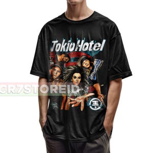 Vintage Tokio Hotel Shirt, Tokio Hotel merch, Tokio Hotel Poster Design Graphic tee Comfort Colors