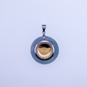 Jade Pendant Gold Ingot