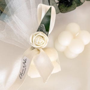 Wedding Favors for Guests, Personalized Wedding Candle, mini bubble candle, Classic Wedding Favors, Bulk Party Gifts, Handmade Candle