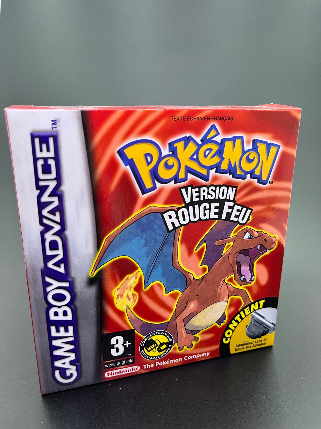 Pokémon Version Rouge Feu Boite Gameboy Advance GBA Livraison Free Etsy