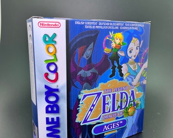 Zelda Oracle of Ages Boite Gameboy version FR  ** Livraison Free **