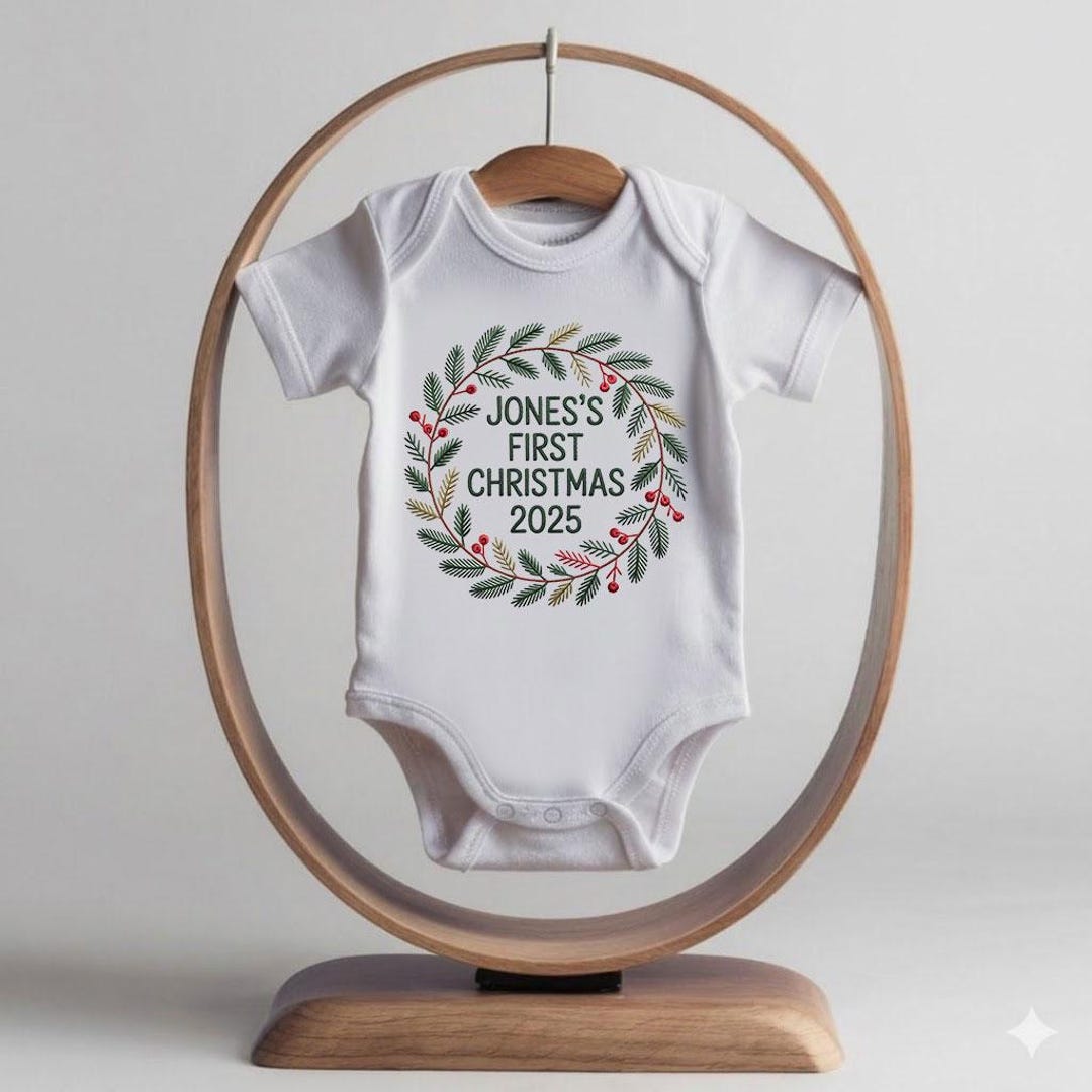 Flower Wreath Embroidery Design | Round & Rectangular Christmas Frame ...