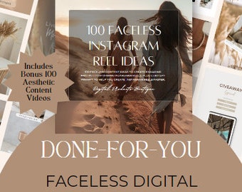 Faceless Reels Content Collection W/(MRR) & (PLR): Aesthetic Videos,Done For You,Digital Marketing