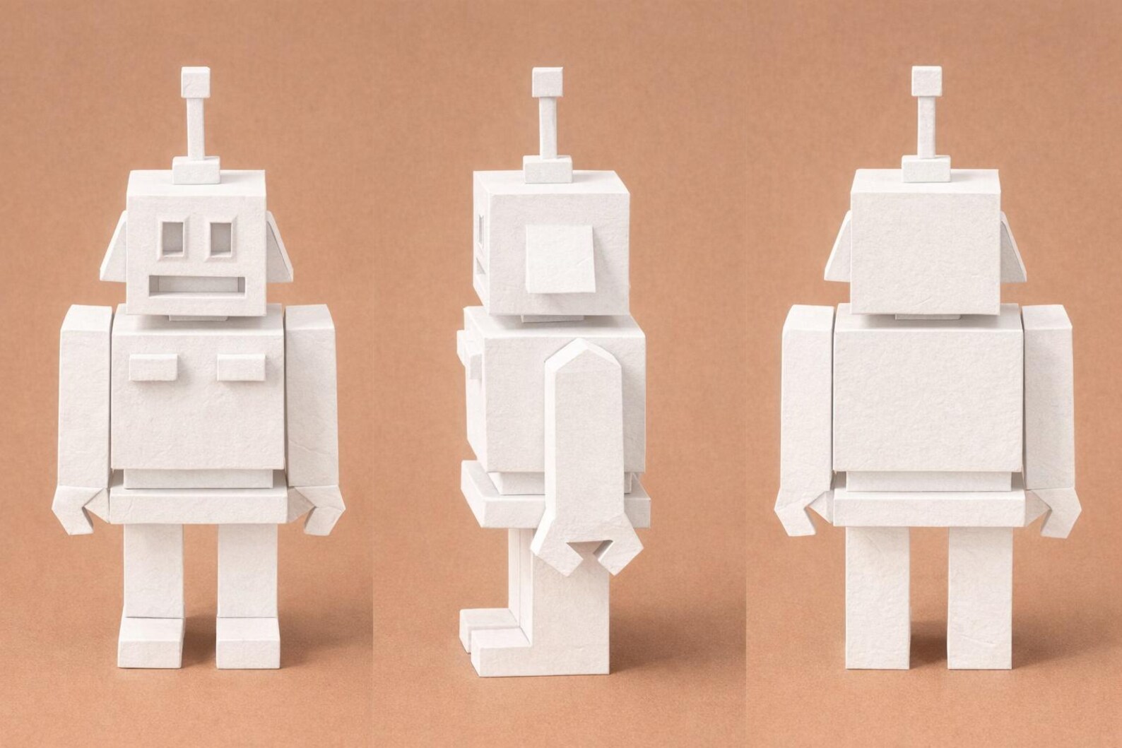 3D Papercraft Robot Template – DIY Printable Paper Craft Model – Kids ...
