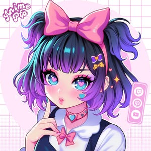 Aangepaste PBB, PFP-commissie, Anime PBB, PBB-kunstwerk, Discord PFP, Twitch Pfp, PFP-cadeau, Anime, Anime Potrait, Avatar, Icoon, Valentijnsdag