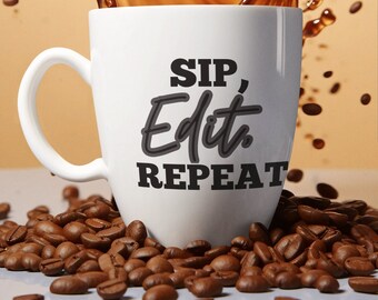 Sip, Edit, Repeat Mug