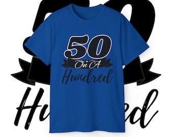 50th Birthday Shirt for Women, Fiftieth Birthday, 50 On A Hundred, Gifts for Women, Friend 50th Birthday Gift; I want More Than I Give.