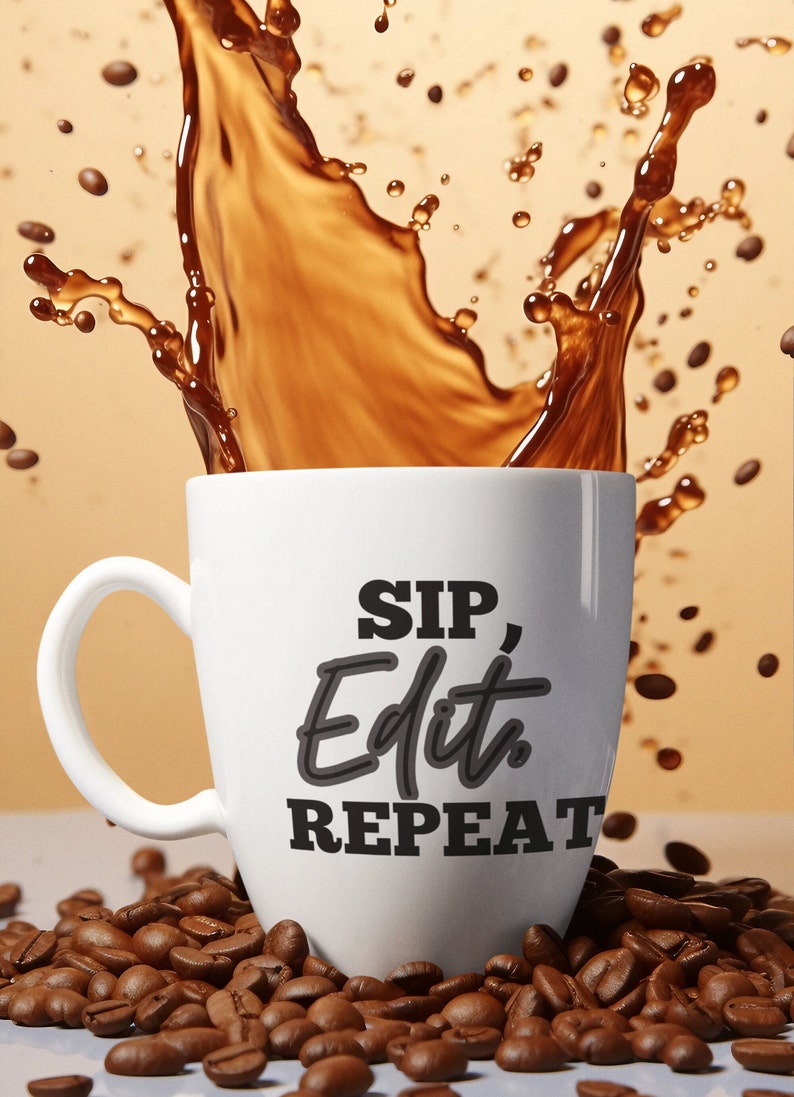 Sip, Edit, Repeat Mug image 1