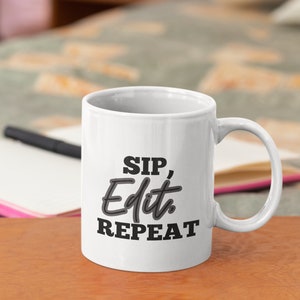 Sip, Edit, Repeat Mug image 2