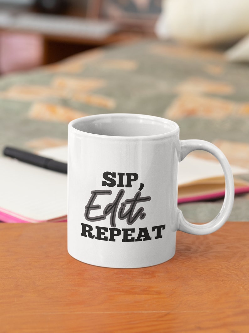 Sip, Edit, Repeat Mug image 2