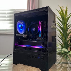 GTX 1060 6GB, Ryzen 5 2600, 8GB RAM | Black RGB Gaming Computer/Pc